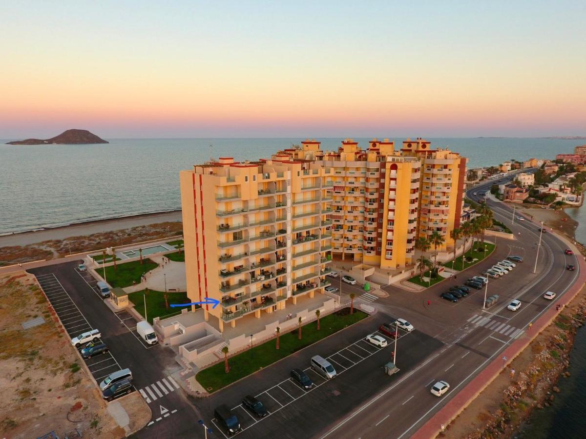 neue Ferienwohnung direkte Strandlage Meerblick Kinderfeundlich auf La Manga Los Narejos Exterior foto